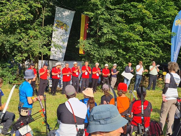 Deutsche Meisterschaft Feldbogen 2024 in Wirsberg Begruessung